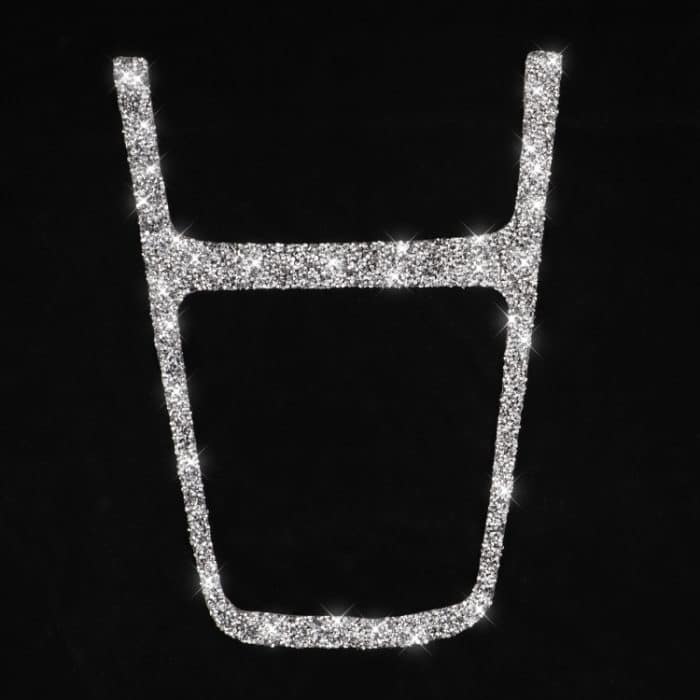 Auto-Zentralsteuerungs-Aufbewahrungsbox, äußerer Rahmen, Diamant-Dekorationsaufkleber, linker und rechter Antrieb, Central Control Storage Box Outer Frame – Bild 3