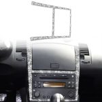 Für Nissan 350Z 2003–2009, Auto-Navigationsrahmen, Diamant-Aufkleber, universeller linker und rechter Antrieb