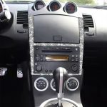 Für Nissan 350Z 2003–2009, Auto-Navigationsrahmen, Diamant-Aufkleber, universeller linker und rechter Antrieb – Bild 6