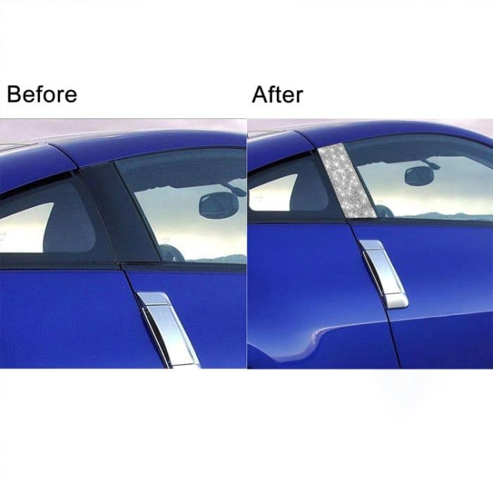 Für Nissan 350Z 2003–2009, 2 Stück Auto-B-Säulen-Diamantaufkleber, linker und rechter Antrieb, universell – Bild 7