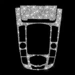 Auto-Schalttafel-D-Diamant-Dekorationsaufkleber, linker und rechter Antrieb, Gear Panel D – Bild 2