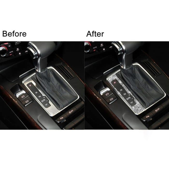 Für Audi A4 / A5 / Q5 Auto-Schalttafel-Diamant-Dekorationsaufkleber, Gear Panel Left Drive, Gear Panel Right Drive – Bild 7