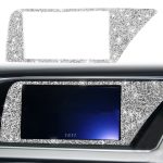 Für Audi A4 / A5 / Q5 Autonavigations-Innenrahmen-Diamant-Dekorationsaufkleber, Navigation Inner Frame Right Drive, Navigation Inner Frame Left Drive