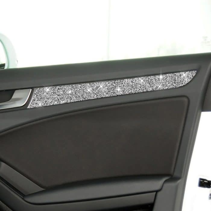 Auto-Innentürverkleidungs-Diamant-Dekorationsaufkleber, linker und rechter Antrieb, Interior Door Panel Trim – Bild 6