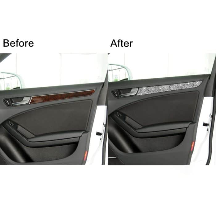 Auto-Innentürverkleidungs-Diamant-Dekorationsaufkleber, linker und rechter Antrieb, Interior Door Panel Trim – Bild 7