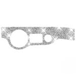 Für Dodge Charger 2011–2014, Auto-Scheinwerferschalter, Diamant-dekorativer Aufkleber, Linkslenker – Bild 2