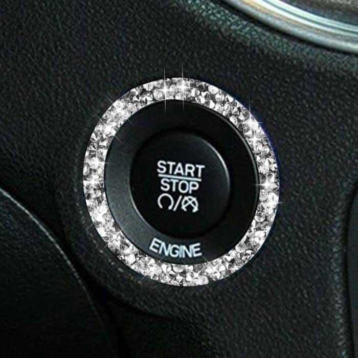 Für Dodge Charger 2011–2014, Automotor-Startkreis-Diamant-dekorativer Aufkleber, Linkslenker – Bild 5