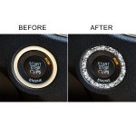 Für Dodge Charger 2011–2014, Automotor-Startkreis-Diamant-dekorativer Aufkleber, Linkslenker – Bild 6