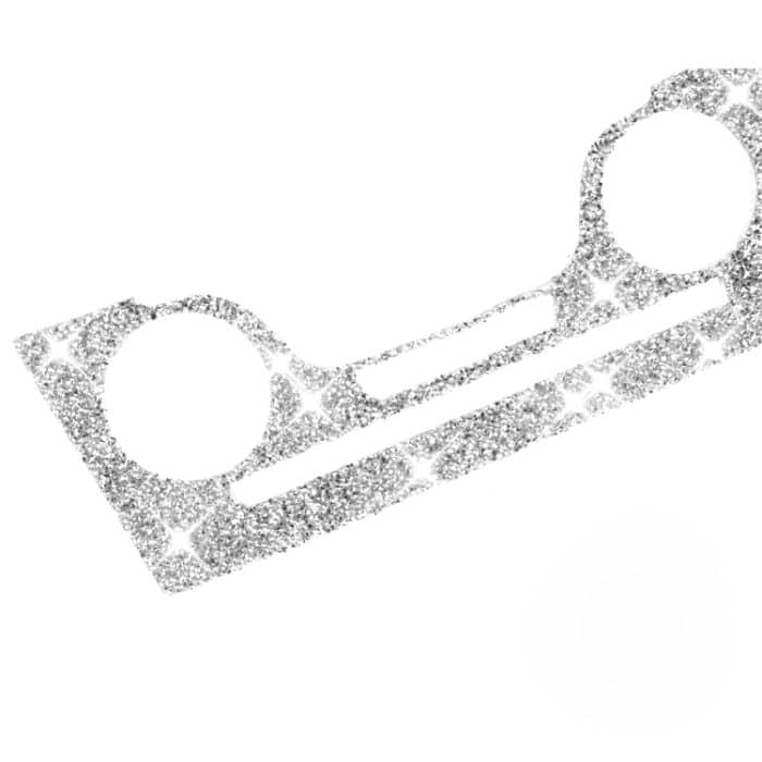 Für Dodge Charger 2011–2014, Auto-AC-Steuerung, CD-Panel, Diamant-dekorativer Aufkleber, Linkslenker – Bild 3