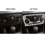Für Dodge Charger 2011–2014, Auto-AC-Steuerung, CD-Panel, Diamant-dekorativer Aufkleber, Linkslenker – Bild 6