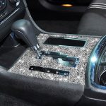 Für Dodge Charger 2011–2014, Auto-Automatikschalttafel, Diamant-dekorativer Aufkleber, Linkslenker