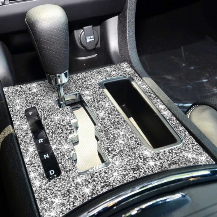 Für Dodge Charger 2011–2014, Auto-Automatikschalttafel, Diamant-dekorativer Aufkleber, Linkslenker – Bild 5