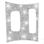 Für Dodge Charger 2011–2014, Auto-Handschalttafel, Diamant-dekorativer Aufkleber, Linkslenker – Bild 2