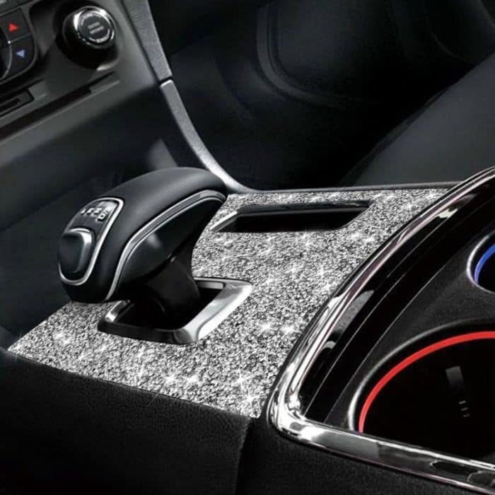 Für Dodge Charger 2011–2014, Auto-Handschalttafel, Diamant-dekorativer Aufkleber, Linkslenker – Bild 5