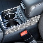 Für Dodge Charger 2011–2014, Auto-Getränkehalter, Armlehne außerhalb, Diamant-dekorativer Aufkleber, Linkslenker