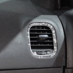 Für Dodge Charger 2011–2014, Auto-Front-Beifahrersitz, Lüftungsschlitze, Diamant-dekorativer Aufkleber, Linkslenker