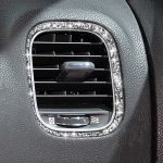 Für Dodge Charger 2011–2014, Auto-Front-Beifahrersitz, Lüftungsschlitze, Diamant-dekorativer Aufkleber, Linkslenker – Bild 5