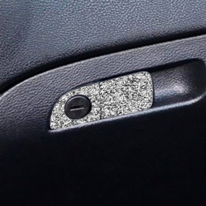 Für Dodge Charger 2011-2014 2 Teile/satz Auto Beifahrersitz Aufbewahrungsbox Griff Diamant Dekorative Aufkleber, Linkslenker – Bild 5