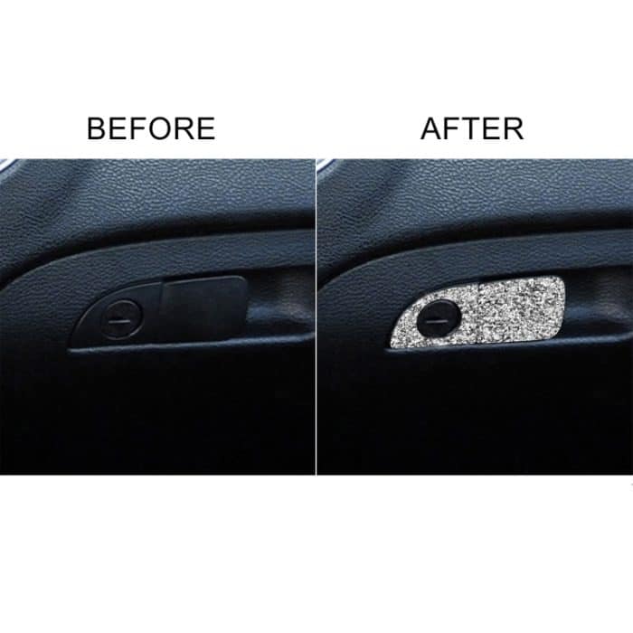 Für Dodge Charger 2011-2014 2 Teile/satz Auto Beifahrersitz Aufbewahrungsbox Griff Diamant Dekorative Aufkleber, Linkslenker – Bild 6
