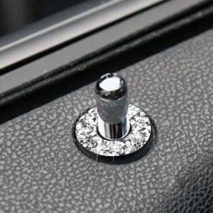 Für Dodge Charger 2011–2014, Autotürschlossring, Diamant-dekorativer Aufkleber, Linkslenker – Bild 5