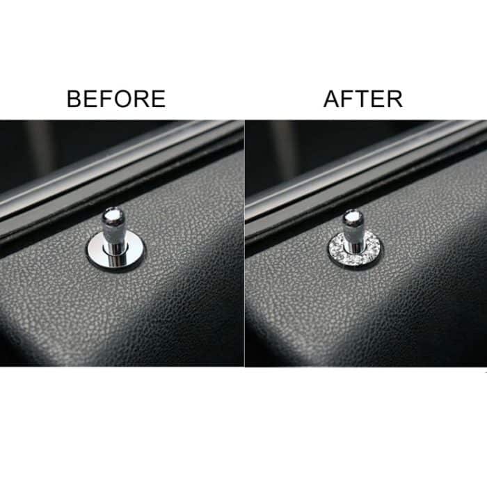 Für Dodge Charger 2011–2014, Autotürschlossring, Diamant-dekorativer Aufkleber, Linkslenker – Bild 6