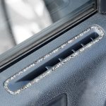 Für Dodge Charger 2011–2014, Autofenster-Defogger, Lüftungsschlitz, Diamant-dekorativer Aufkleber, Linkslenker