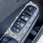 Für Dodge Charger 2011–2014, 6 Teile/satz, Auto-Fensterheber-Panel, Diamant-dekorativer Aufkleber, Linkslenker