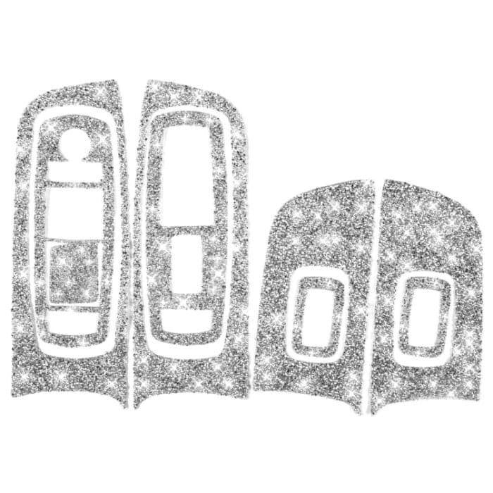 Für Dodge Charger 2011–2014, 9 Teile/satz, Auto-Fensterheber-Panel, Diamant-dekorativer Aufkleber, Linkslenker – Bild 2