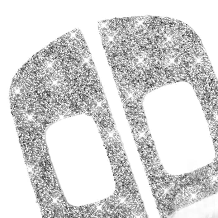 Für Dodge Charger 2011–2014, 9 Teile/satz, Auto-Fensterheber-Panel, Diamant-dekorativer Aufkleber, Linkslenker – Bild 3