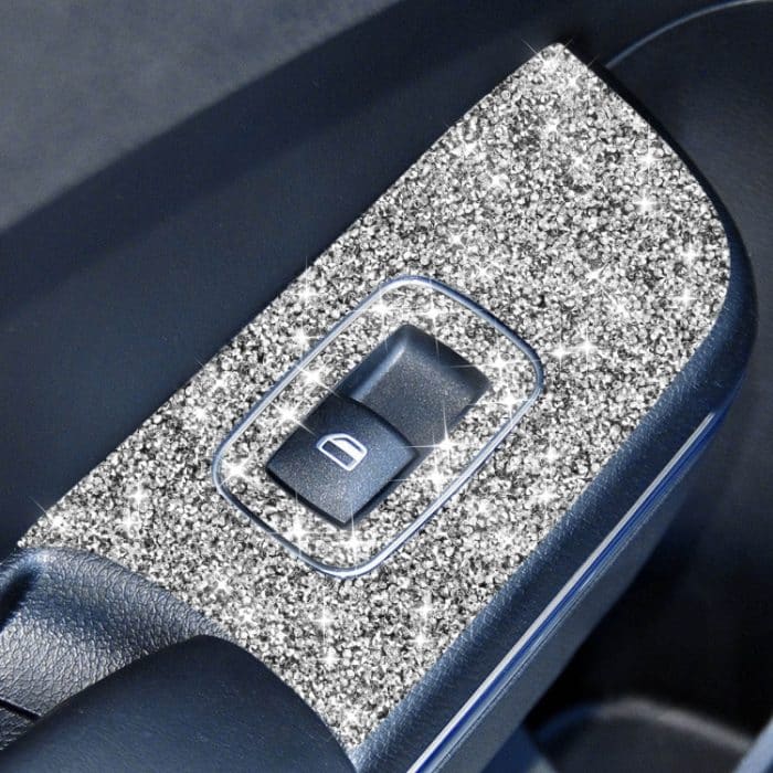 Für Dodge Charger 2011–2014, 9 Teile/satz, Auto-Fensterheber-Panel, Diamant-dekorativer Aufkleber, Linkslenker – Bild 5