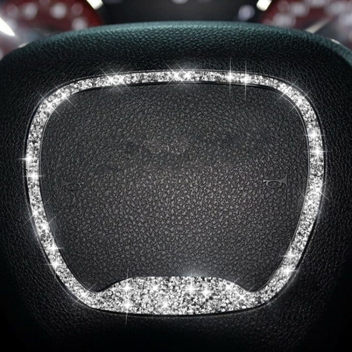 EDA0058205.jpg Für Dodge Challenger 2015–2021, Auto-Lenkrad-Diamant-dekorativer Aufkleber, linker und rechter Antrieb – Bild 1