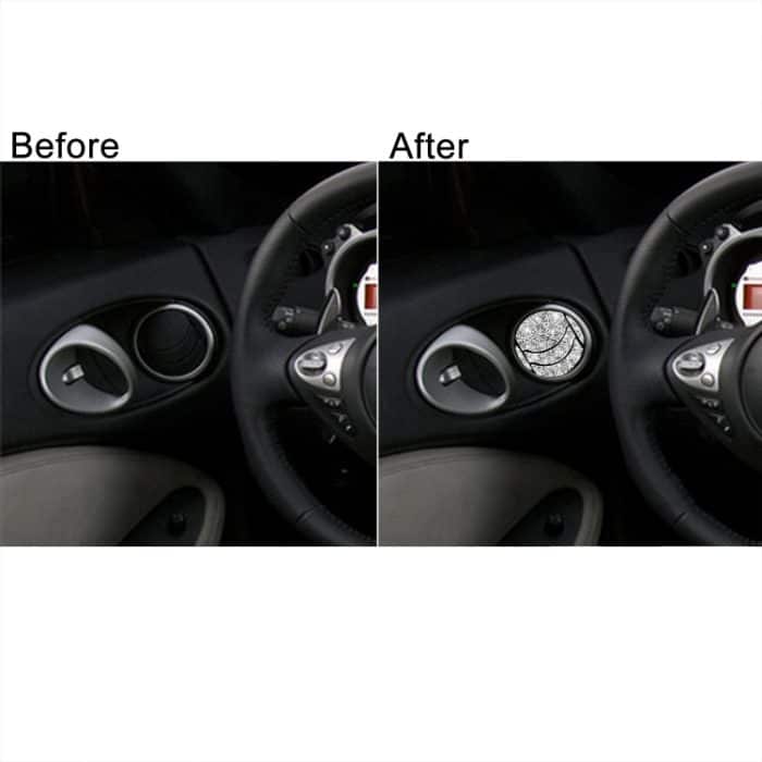 Für Nissan 350Z 2006–2009, 10 Stück Auto-Diamant-Aufkleber für linke und rechte Auslassöffnung, universeller linker und rechter Antrieb – Bild 7