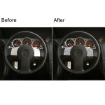 Für Nissan 350Z 2006–2009, Auto-Lenkrad-Diamant-Aufkleber, Links- und Rechtsantrieb, universell – Bild 7
