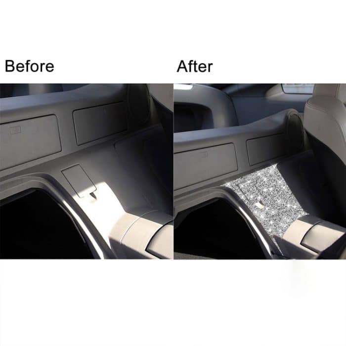 Für Nissan 350Z 2006–2009, Auto-Rückseite der Mittelkonsole, Diamant-Aufkleber, linker Antrieb – Bild 7