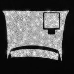 Für Nissan 350Z 2006–2009, Auto-Rückseite der Mittelkonsole, Diamant-Aufkleber, rechter Antrieb – Bild 2