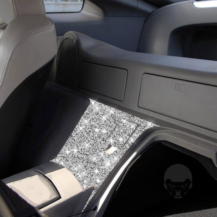 Für Nissan 350Z 2006–2009, Auto-Rückseite der Mittelkonsole, Diamant-Aufkleber, rechter Antrieb – Bild 6