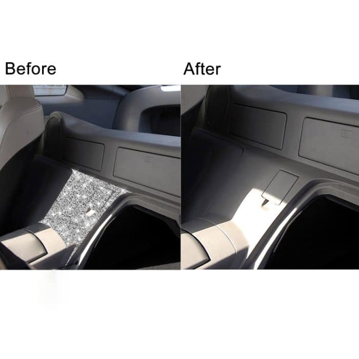 Für Nissan 350Z 2006–2009, Auto-Rückseite der Mittelkonsole, Diamant-Aufkleber, rechter Antrieb – Bild 7