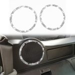 Für Nissan 350Z 2006–2009, Auto-Hecklautsprecher-Surround-Diamant-Aufkleber, linker und rechter Antrieb, universell