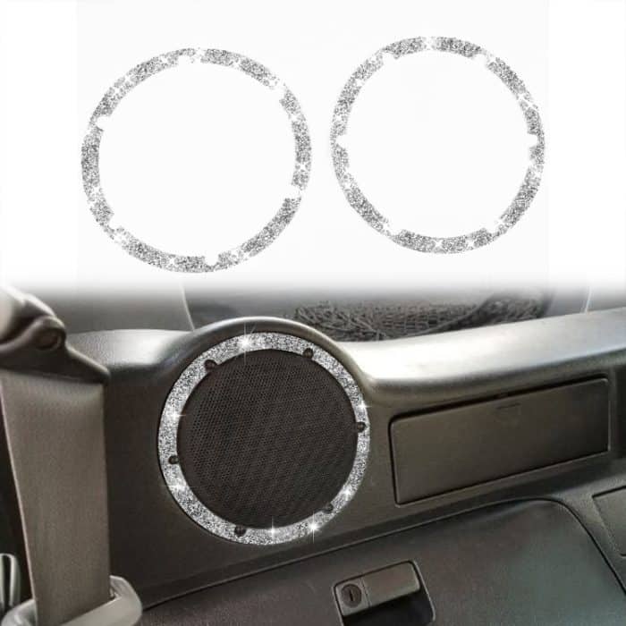 Für Nissan 350Z 2006–2009, Auto-Hecklautsprecher-Surround-Diamant-Aufkleber, linker und rechter Antrieb, universell – Bild 1