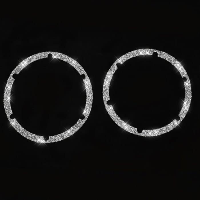 Für Nissan 350Z 2006–2009, Auto-Hecklautsprecher-Surround-Diamant-Aufkleber, linker und rechter Antrieb, universell – Bild 2