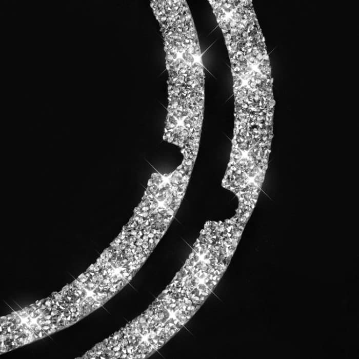 Für Nissan 350Z 2006–2009, Auto-Hecklautsprecher-Surround-Diamant-Aufkleber, linker und rechter Antrieb, universell – Bild 3