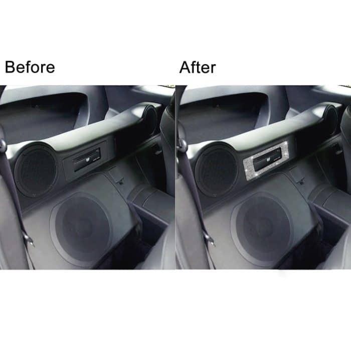 Für Nissan 350Z 2006–2009, Auto-DVD-Player, Diamant-Aufkleber, links und rechts, universell – Bild 7