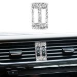 Auto-Klimaanlage, Luftauslassknopf, Diamant-Dekorationsaufkleber, linker und rechter Antrieb, Air Conditioner Air Outlet Knob