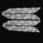 Für Tesla Model S Auto-Außengriff-Diamantaufkleber, linker und rechter Antrieb universell – Bild 2