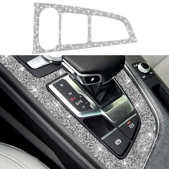 Für Audi A4L / A5 2017–2019, großes Getriebe-Panel, Diamant-Dekorationsaufkleber, Left Drive, Right Drive – Bild 1