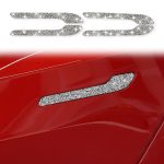Für Tesla Model 3 4 Stück Auto-Außengriff-Diamantaufkleber, linker und rechter Antrieb Universal