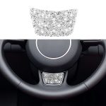 Auto-Lenkrad-Logo-Diamant-Dekorationsaufkleber, linker und rechter Antrieb, Steering Wheel Logo