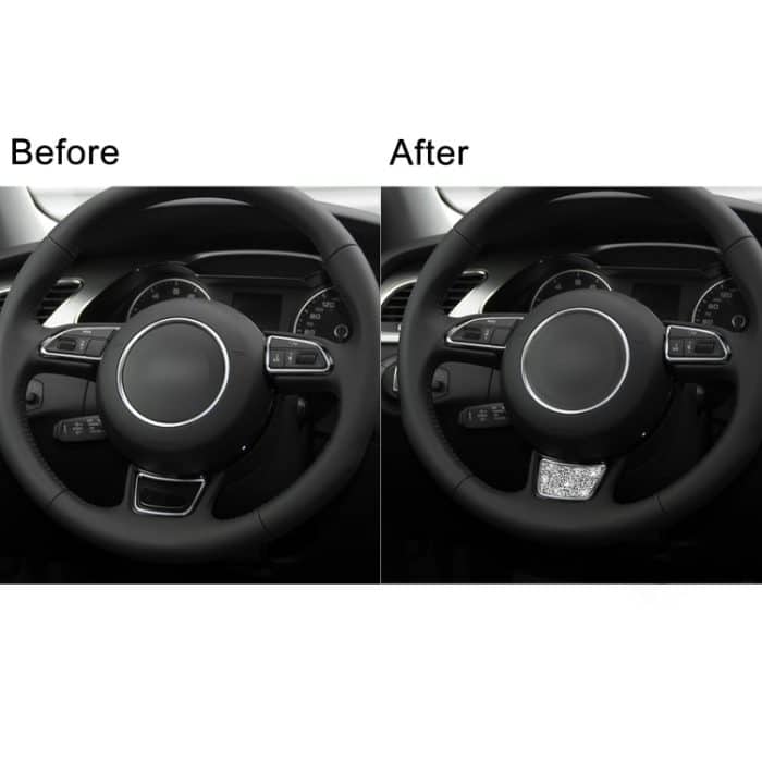 Auto-Lenkrad-Logo-Diamant-Dekorationsaufkleber, linker und rechter Antrieb, Steering Wheel Logo – Bild 6