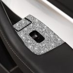 Für Tesla Model 3 Auto-Fensterheber-Knopf, Diamant-Aufkleber, rechter Antrieb – Bild 6