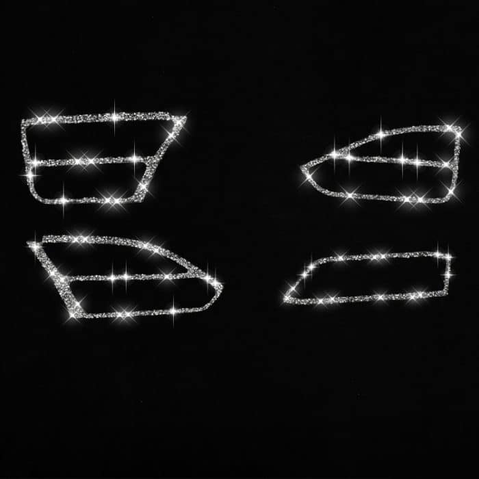 Für Tesla Model X Car Central Control Instrument Air Outlet Diamond Sticker, Right Drive – Bild 2